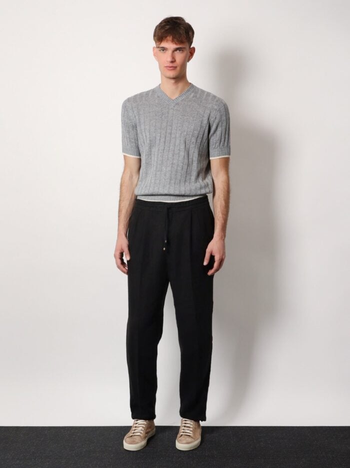 Brunello Cucinelli Leisure Fit Linen Trouser