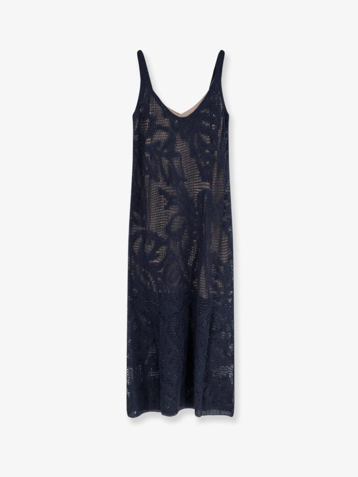 Brunello Cucinelli Linen And Cotton Dress