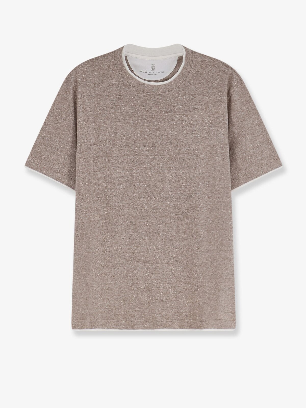 Brunello Cucinelli Linen And Cotton T-shirt