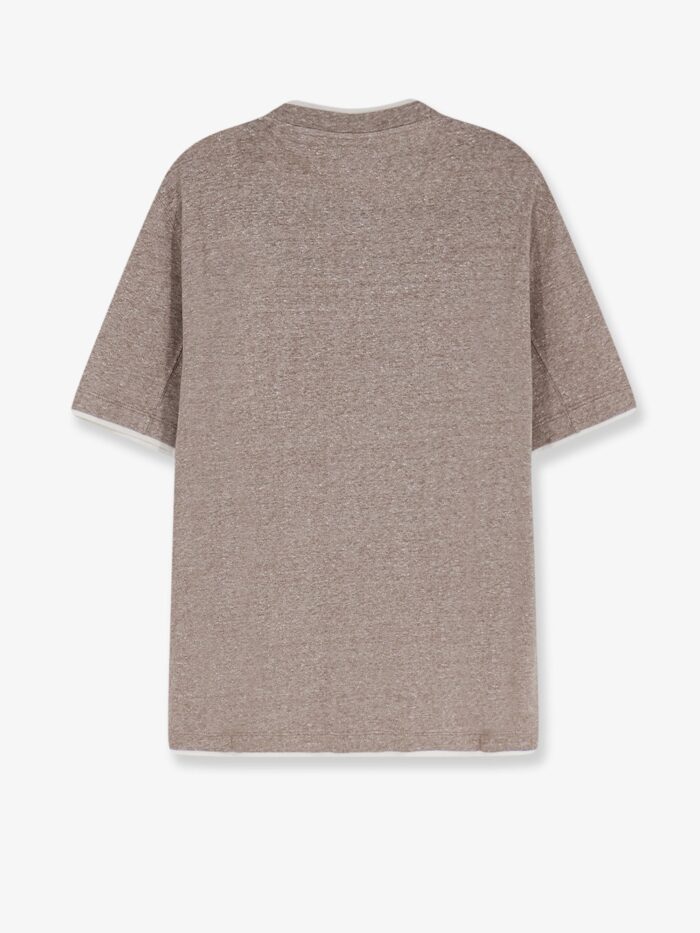 Brunello Cucinelli Linen And Cotton T-shirt