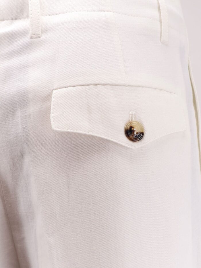 Brunello Cucinelli Linen And Cotton Trousers