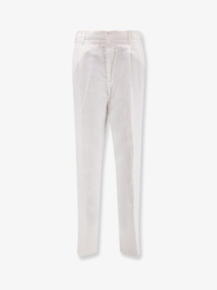 Brunello Cucinelli Linen And Cotton Trousers