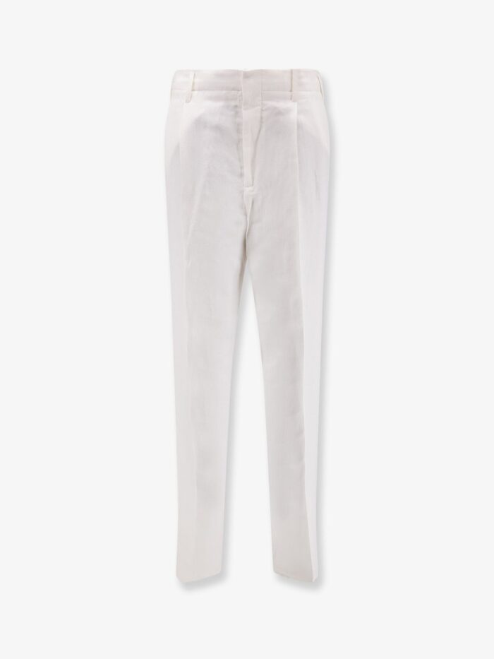 brunello cucinelli linen and cotton trousers Brunello Cucinelli Linen And Cotton Trousers