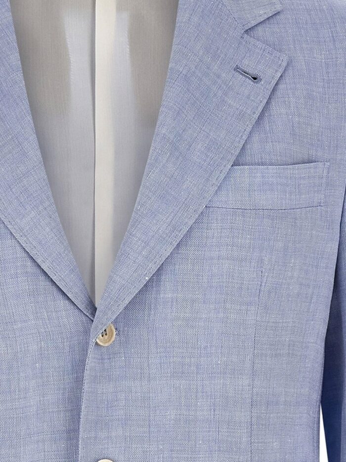 Brunello Cucinelli Linen And Virgin Wool Blazer