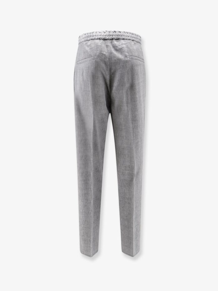 Brunello Cucinelli Linen And Virgin Wool Trousers