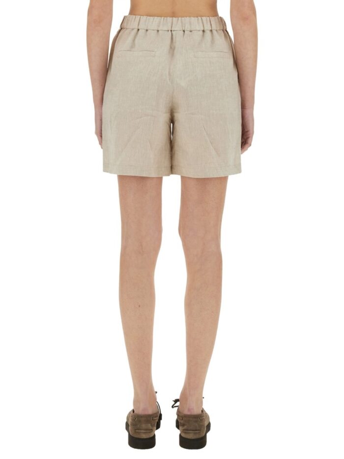 Brunello Cucinelli LINEN BAGGY SHORTS