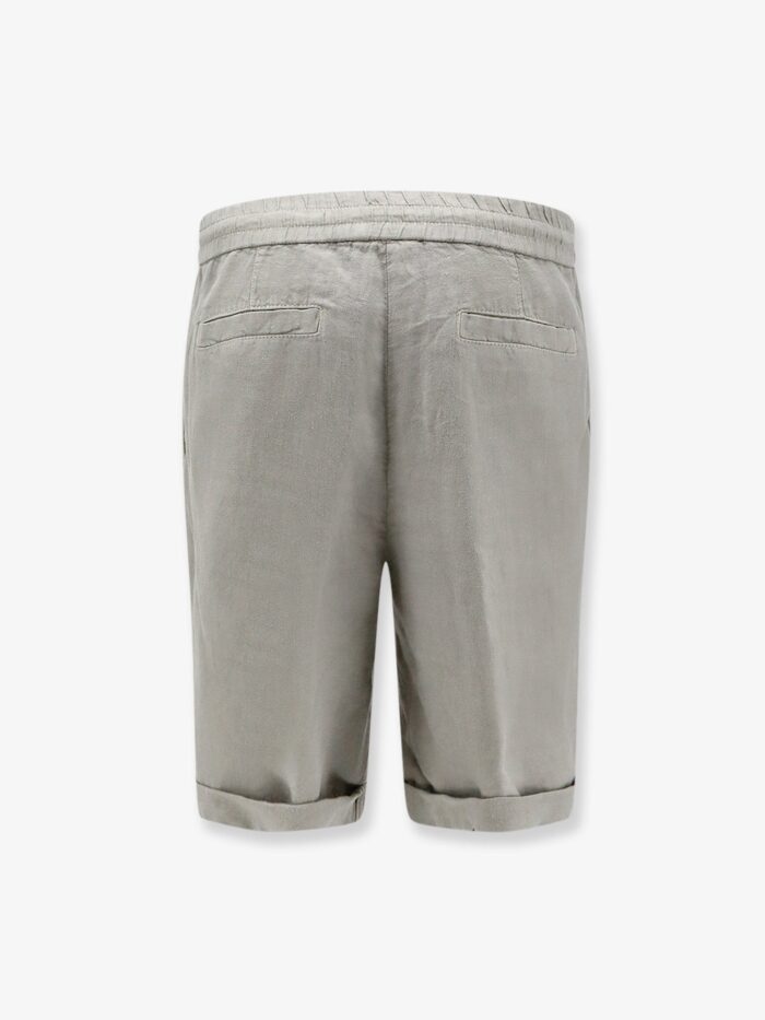 Brunello Cucinelli Linen Bermuda Shorts With Drawstring