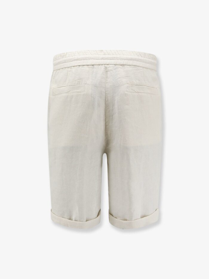Brunello Cucinelli Linen Bermuda Shorts With Drawstring