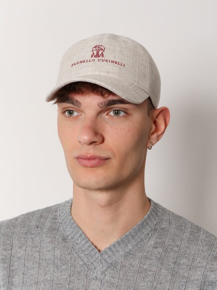 Brunello Cucinelli Linen Blend Hat