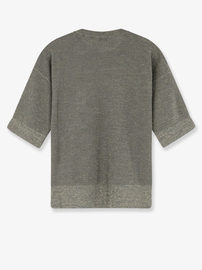 Brunello Cucinelli Linen Blend Sweater With Lurex Effect