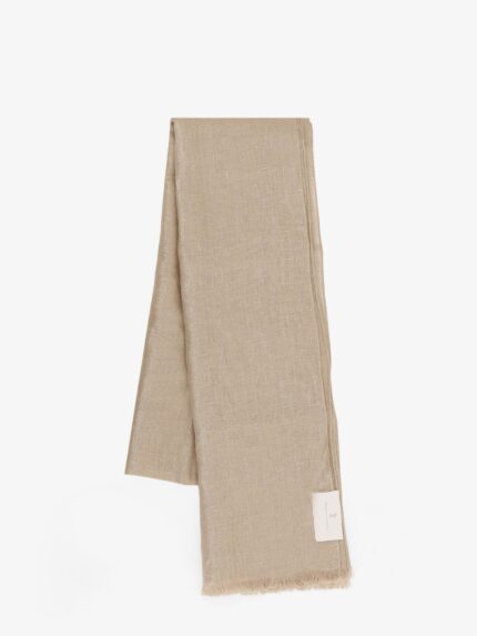 Brunello Cucinelli Linen Lurex Scarf
