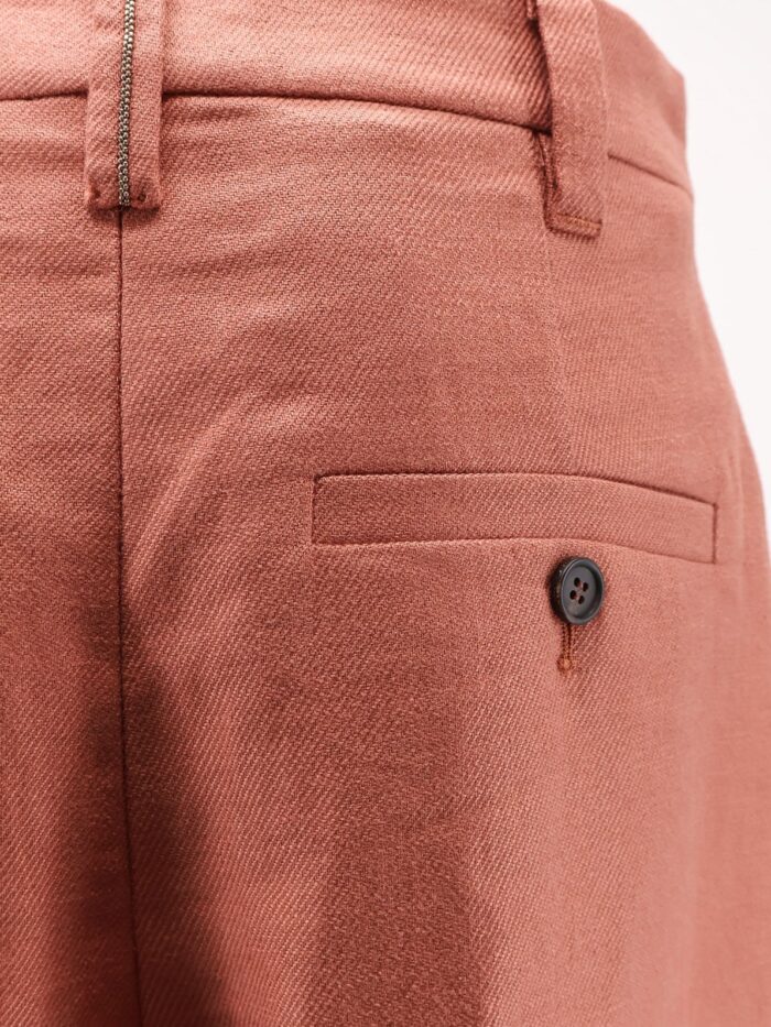 Brunello Cucinelli Linen Shorts With Monili Detail