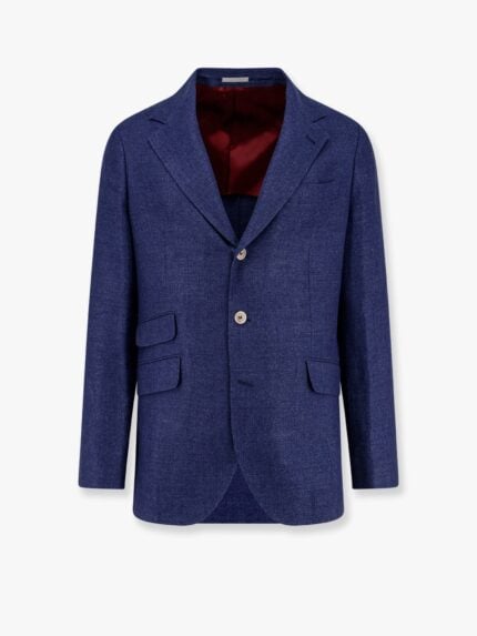 Brunello Cucinelli Linen, Silk And Wool Blazer