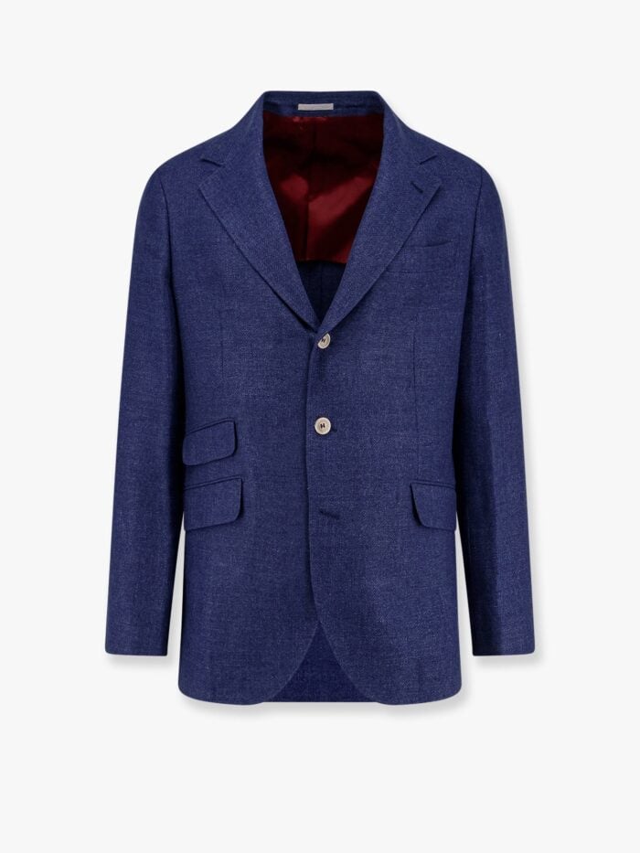 Brunello Cucinelli Linen, Silk And Wool Blazer