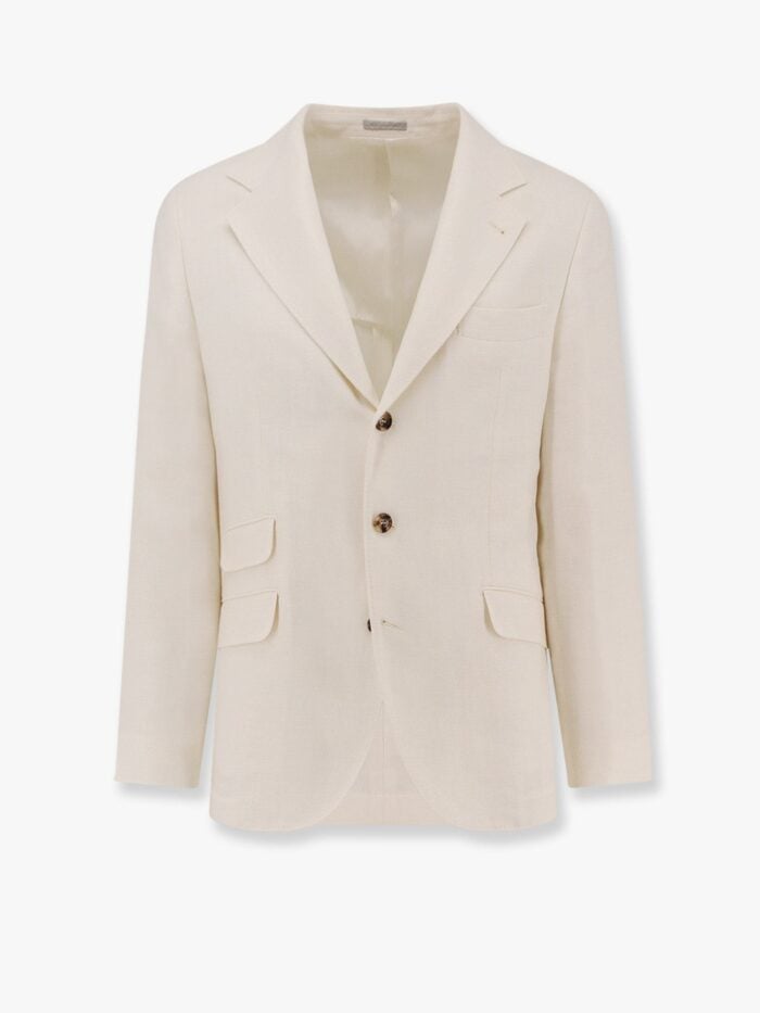 Brunello Cucinelli Linen, Silk And Wool Blazer