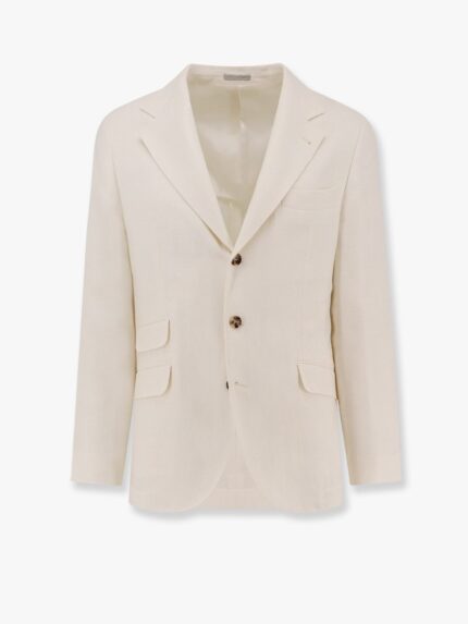 Brunello Cucinelli Linen, Silk And Wool Blazer