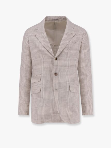 Brunello Cucinelli Linen, Wool And Silk Blazer