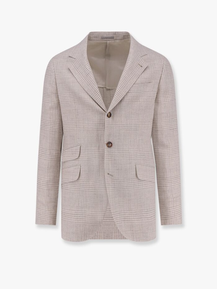 Brunello Cucinelli Linen, Wool And Silk Blazer