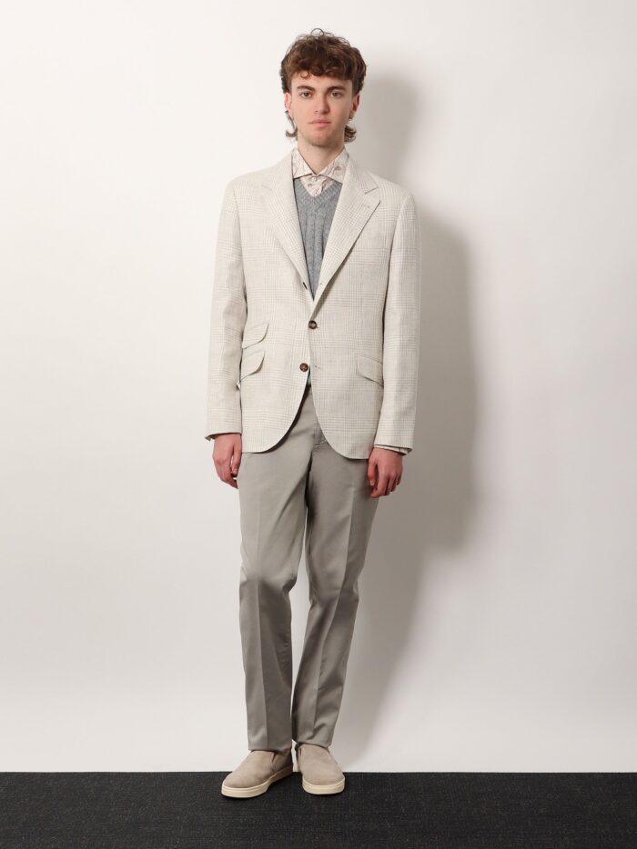 Brunello Cucinelli Linen, Wool And Silk Blazer
