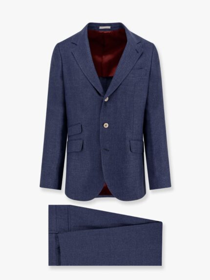 Brunello Cucinelli Linen, Wool And Silk Suit