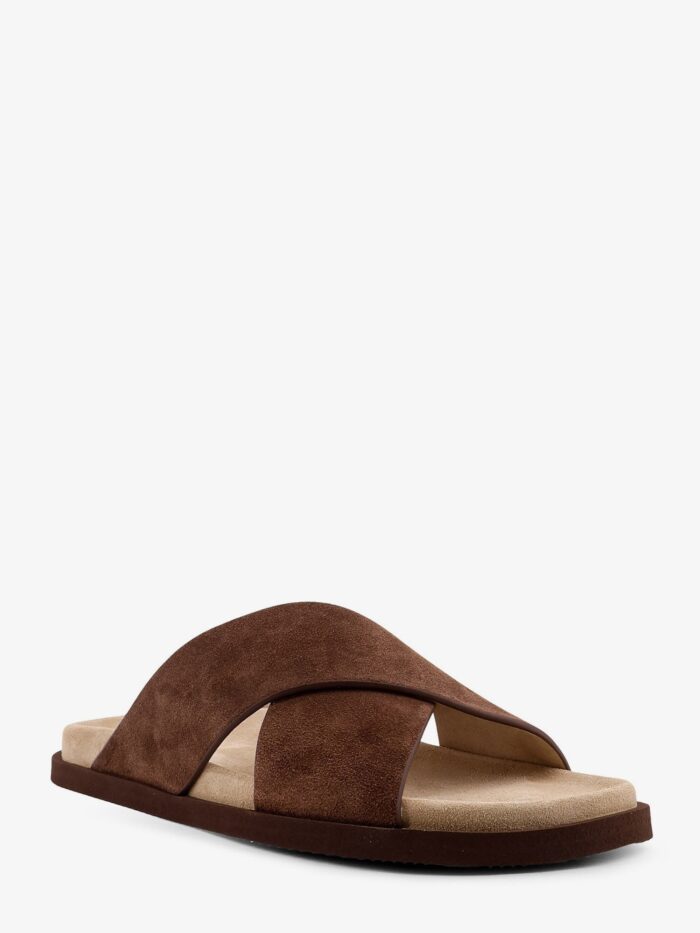 Brunello Cucinelli Low Suede Sandals