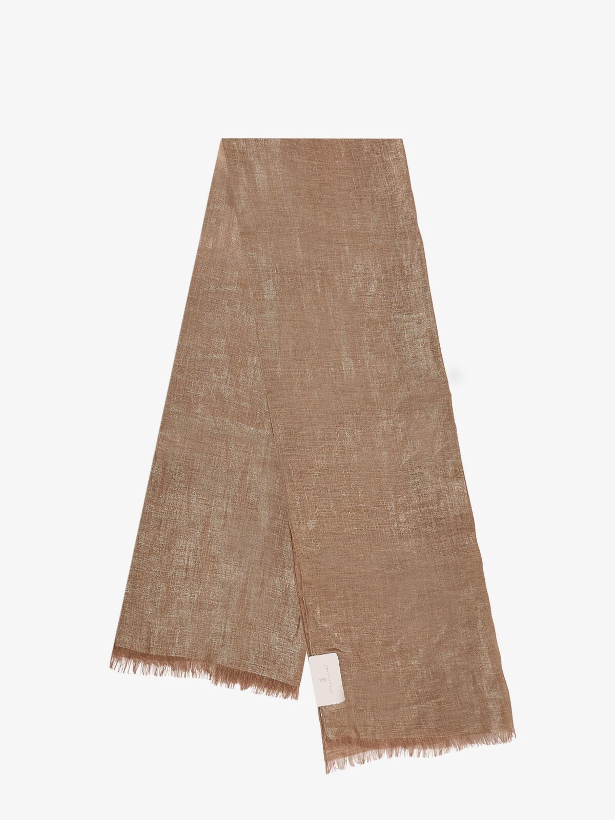 Brunello Cucinelli Lurex Linen Scarf
