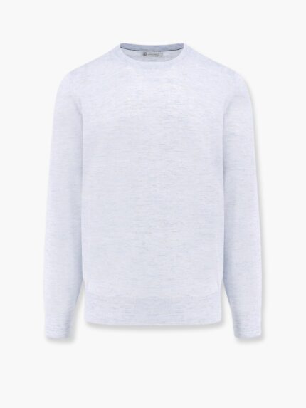 Brunello Cucinelli Mã©lange Cashmere, Silk And Linen Sweater