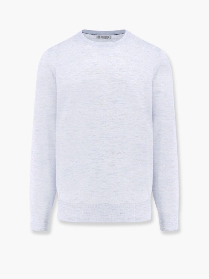 Brunello Cucinelli Mã©lange Cashmere, Silk And Linen Sweater