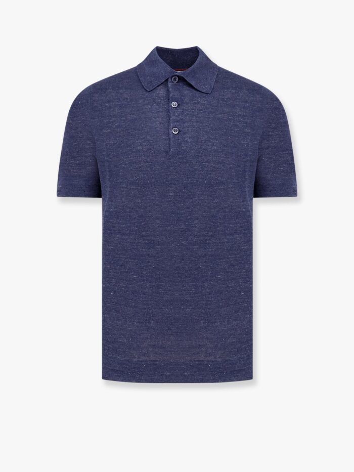 Brunello Cucinelli Mélange Cotton And Linen Polo Shirt