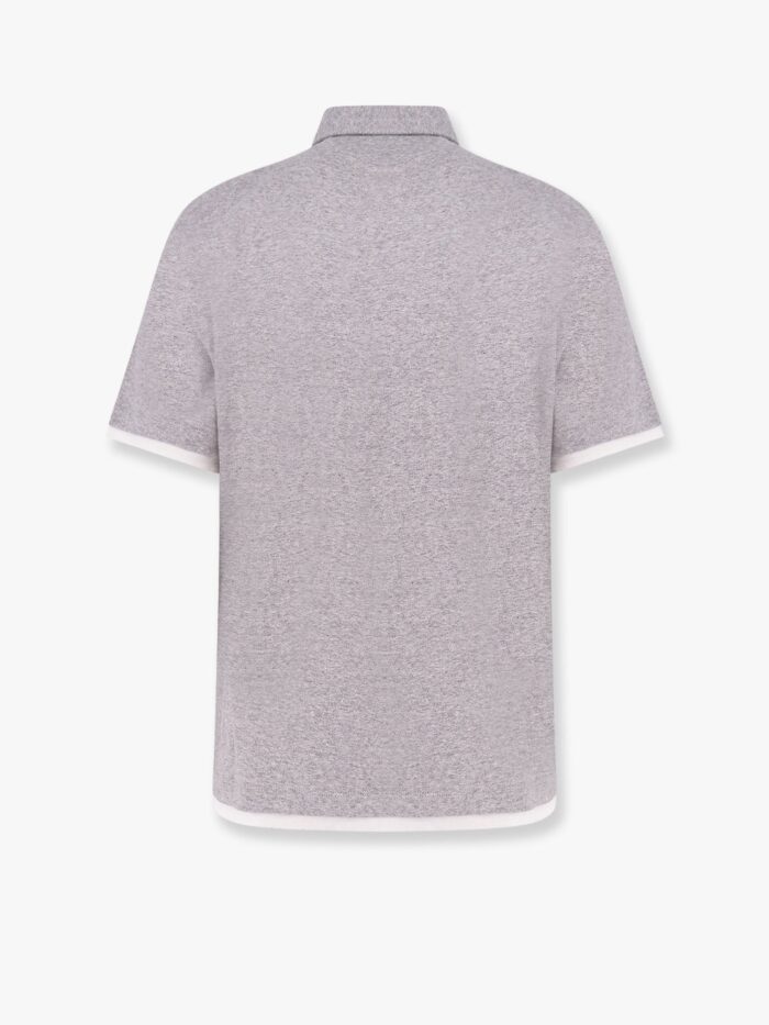 Brunello Cucinelli Mélange Linen And Cotton Polo Shirt