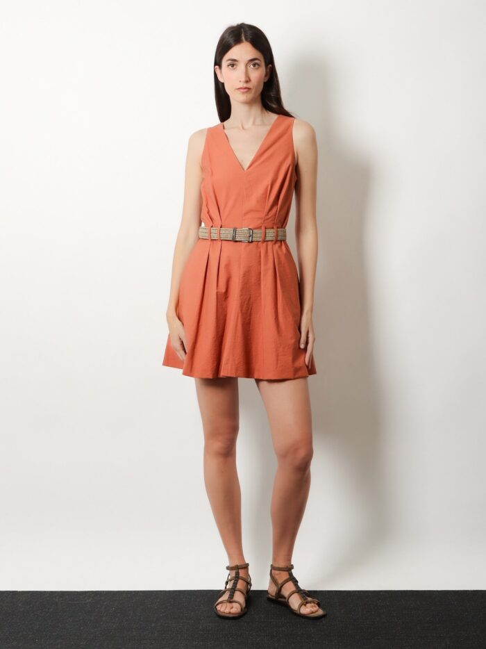 Brunello Cucinelli Mini Dress With Belt