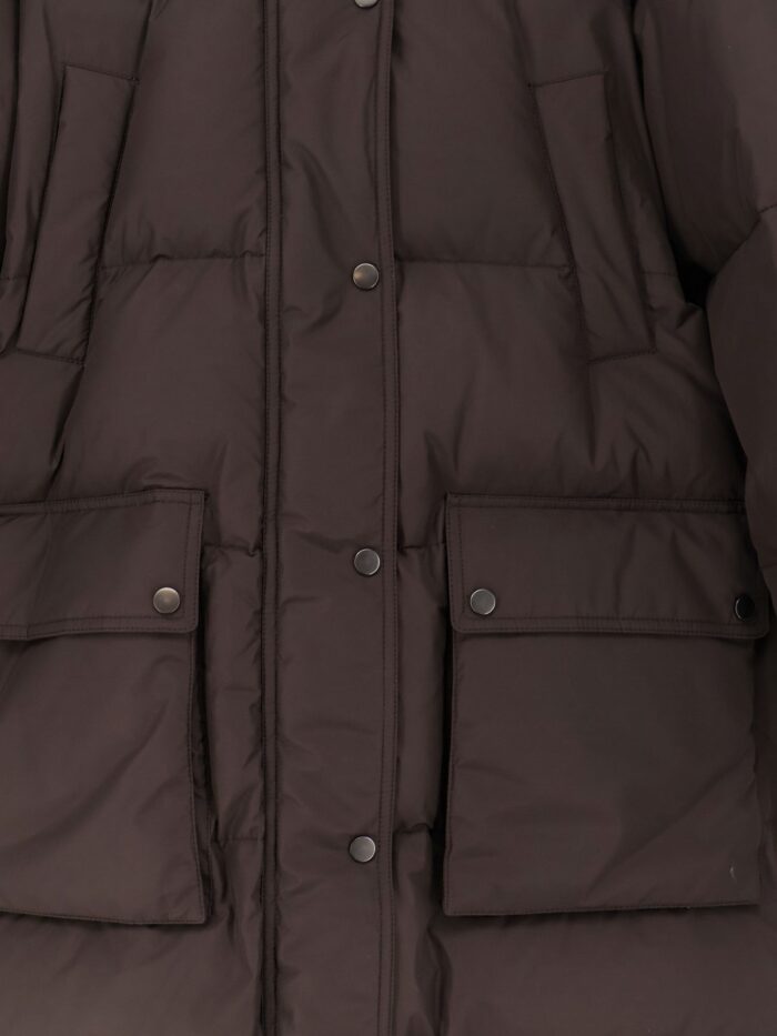 Brunello Cucinelli Nylon And Cotton Long Down Jacket