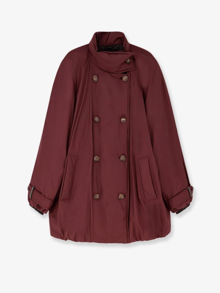 Brunello Cucinelli Nylon And Cotton Long Jacket