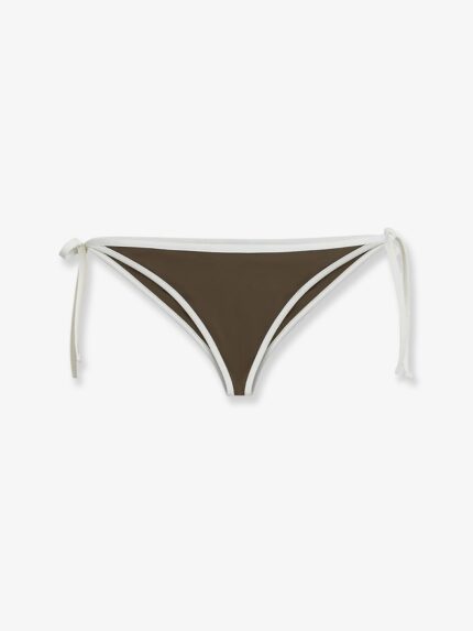 Brunello Cucinelli Nylon Bikini Bottoms With Contrasting Profiles