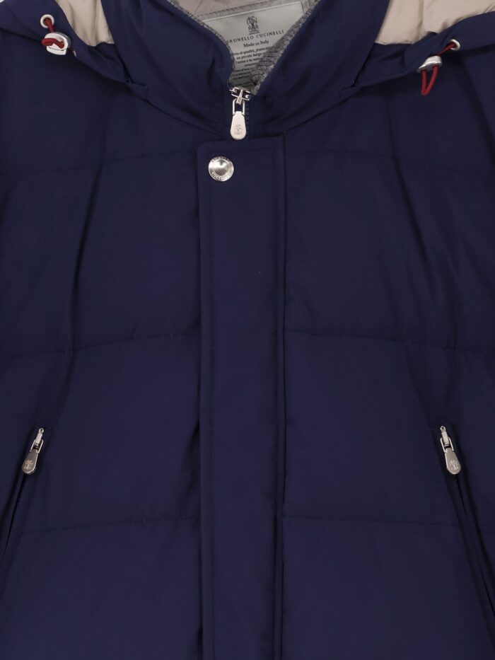 Brunello Cucinelli Nylon Down Jacket With Hood