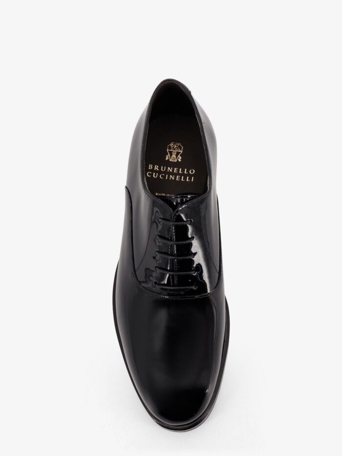 Brunello Cucinelli Oxford Patent Leather Lace-up
