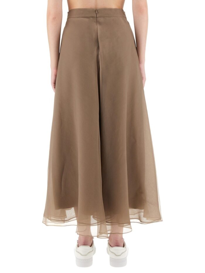 Brunello Cucinelli "PANELED CIRCLE" SKIRT