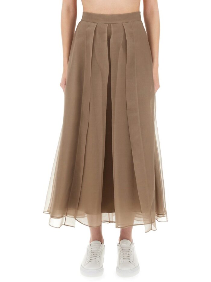 brunello cucinelli "paneled circle" skirt Brunello Cucinelli "PANELED CIRCLE" SKIRT