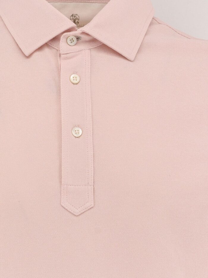 Brunello Cucinelli Piquet Cotton Polo Shirt