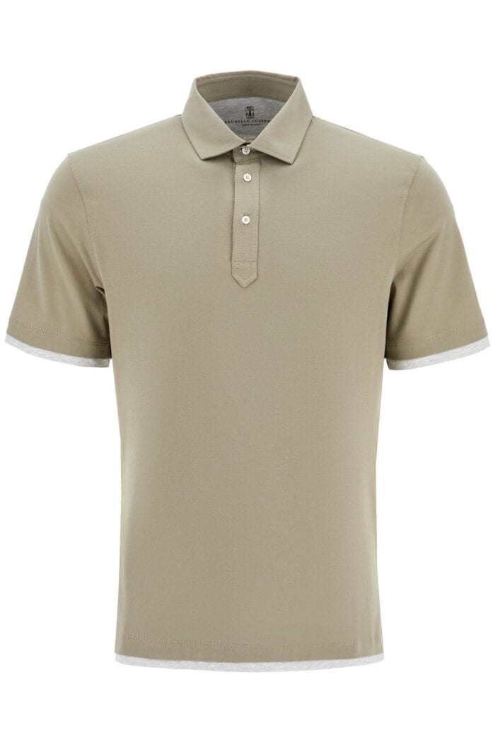 BRUNELLO CUCINELLI Polo With Faux