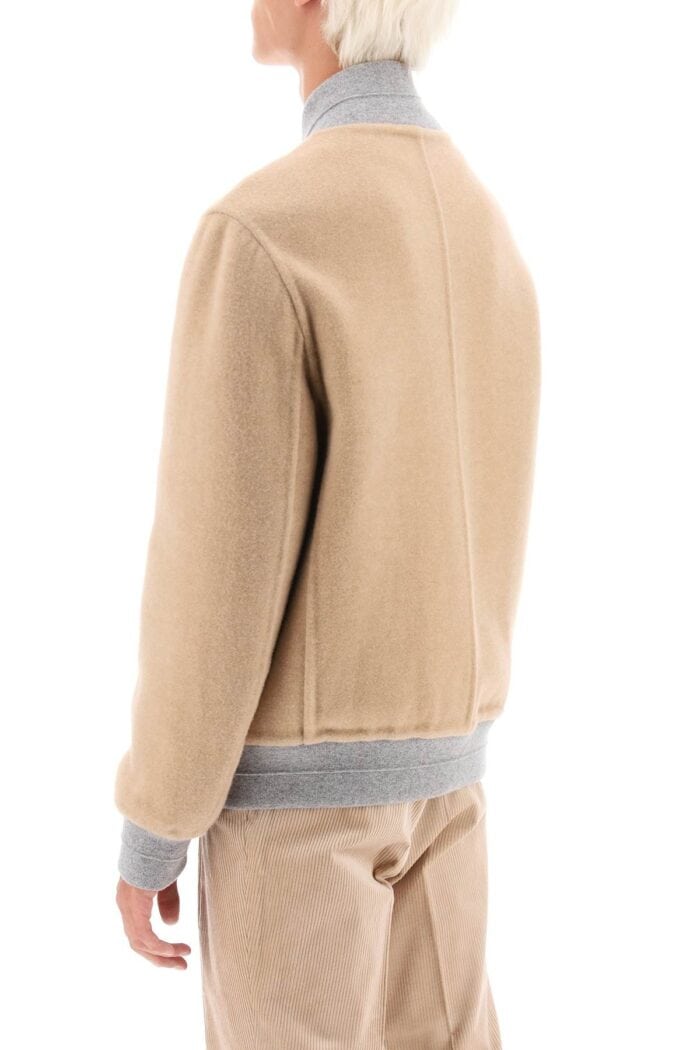 Brunello Cucinelli Reversible Cashmere Bomber Jacket