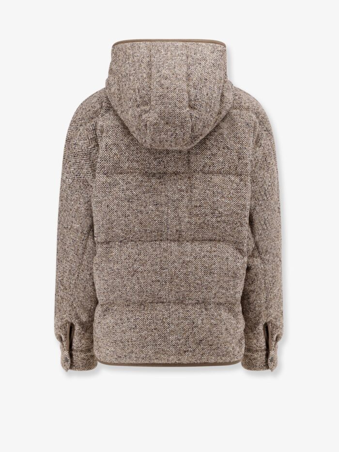 Brunello Cucinelli Reversible Wool And Silk Down Jacket