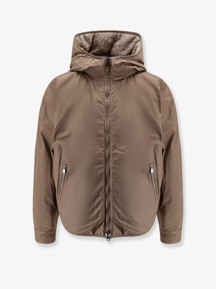 Brunello Cucinelli Reversible Wool And Silk Down Jacket