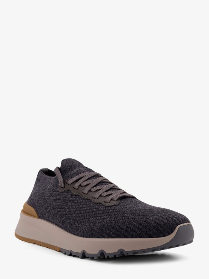 Brunello Cucinelli Runners Wool Knit Sneakers