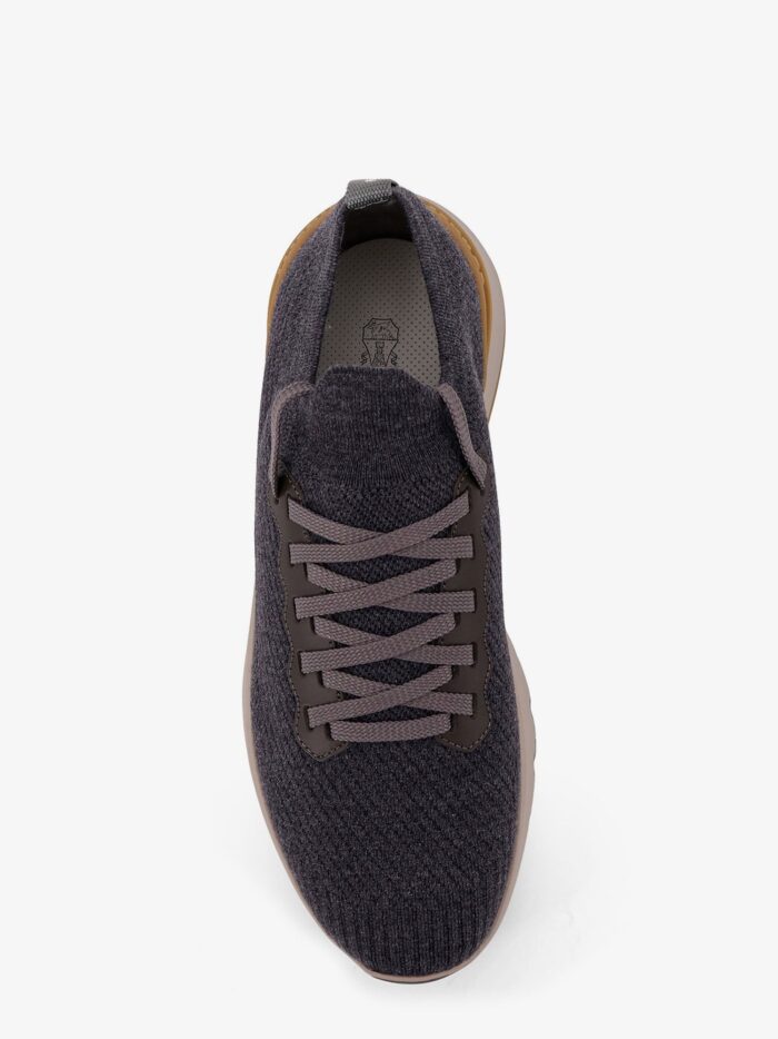 Brunello Cucinelli Runners Wool Knit Sneakers