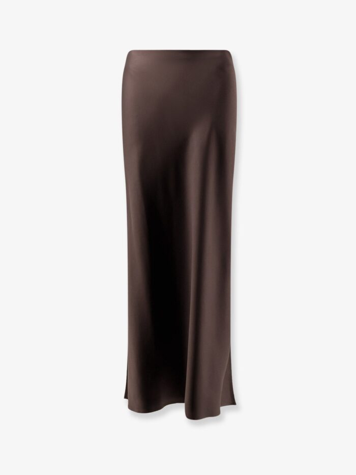 Brunello Cucinelli Satin Long Skirt