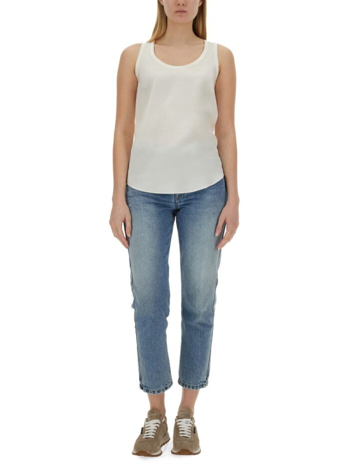 Brunello Cucinelli SATIN TOPS.