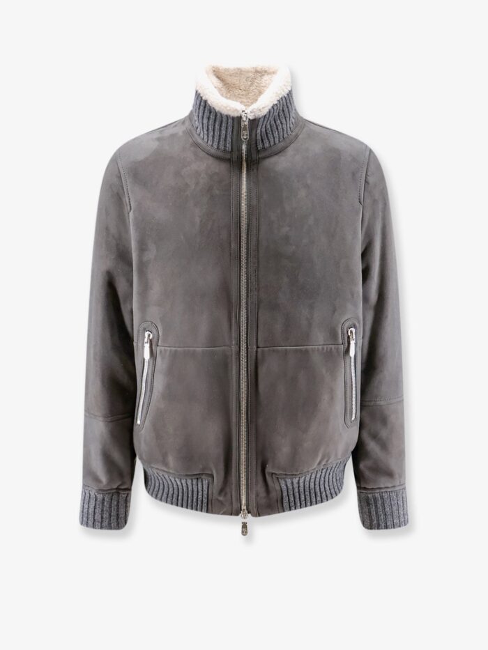 brunello cucinelli shearling jacket Brunello Cucinelli Shearling Jacket