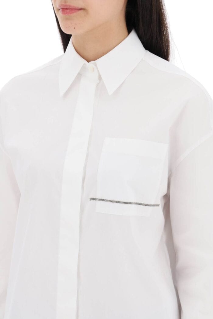 BRUNELLO CUCINELLI "shirt With Jewel Detail On The