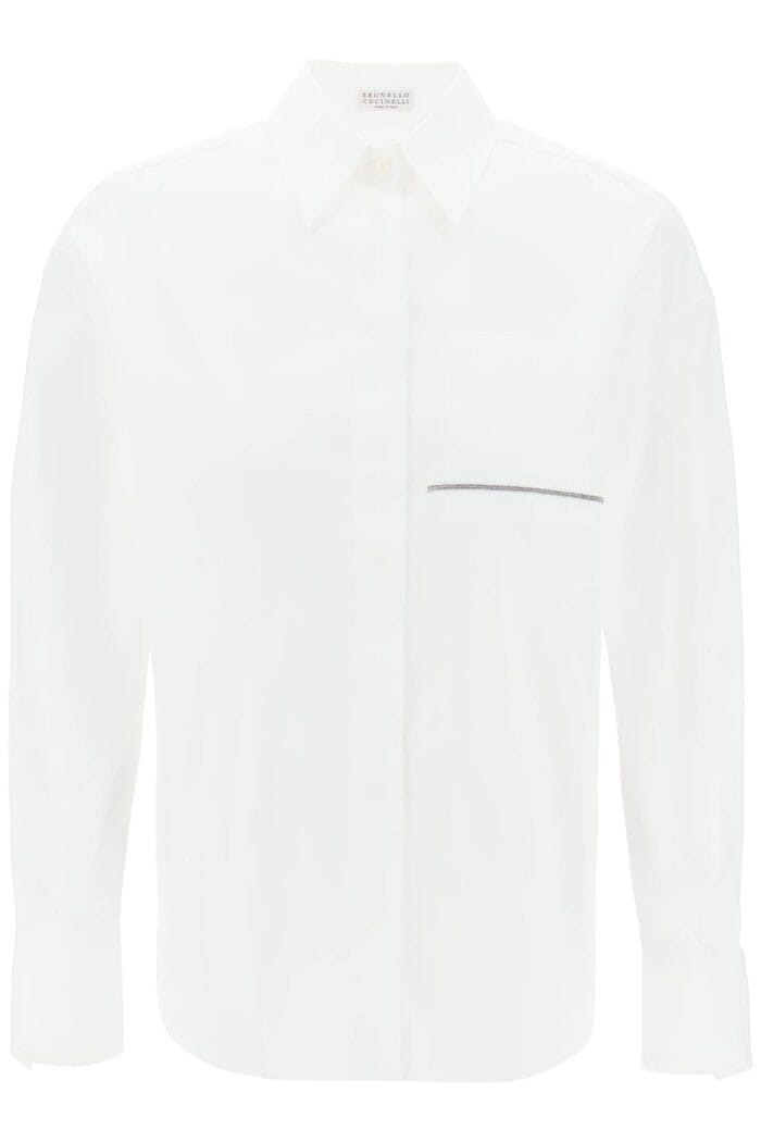 BRUNELLO CUCINELLI "shirt With Jewel Detail On The